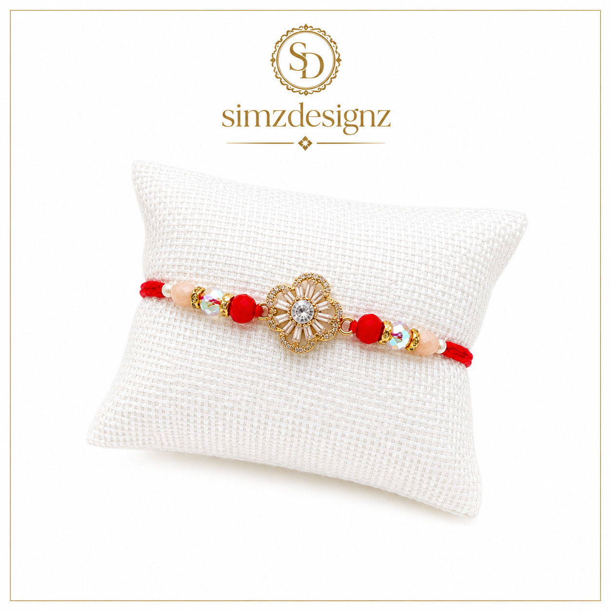 Ad Rakhi With Cushion Packing