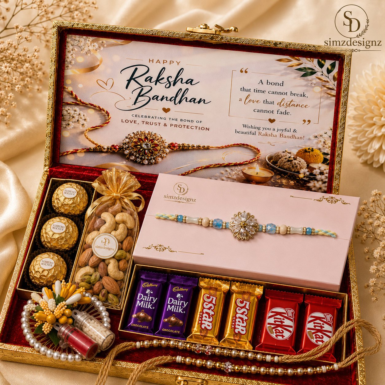 Rakhi Box { Add Stuff According To Your Choice }