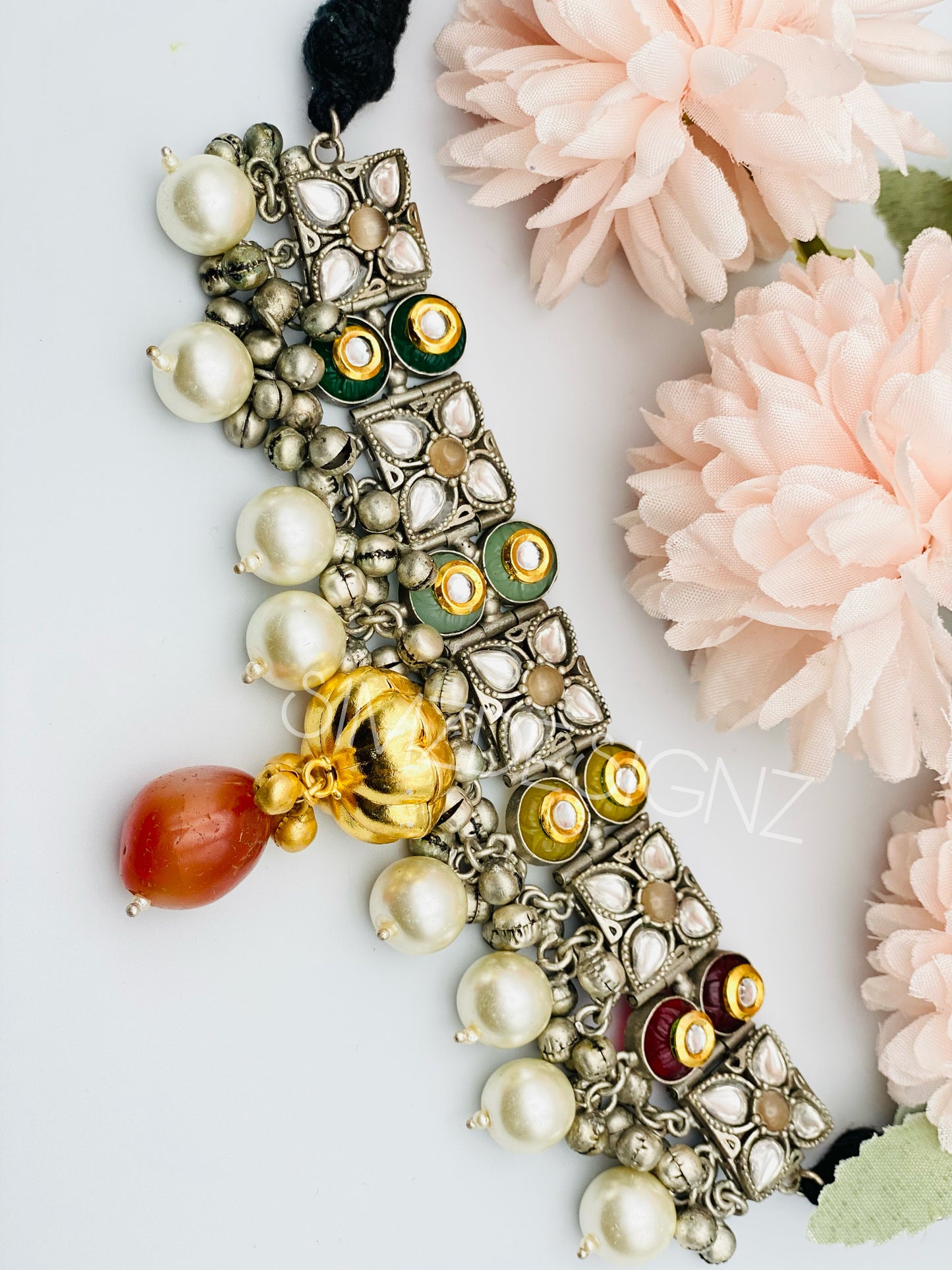 Nyra Fusion Necklace | Anti Tarnish | Simzdesignzz |