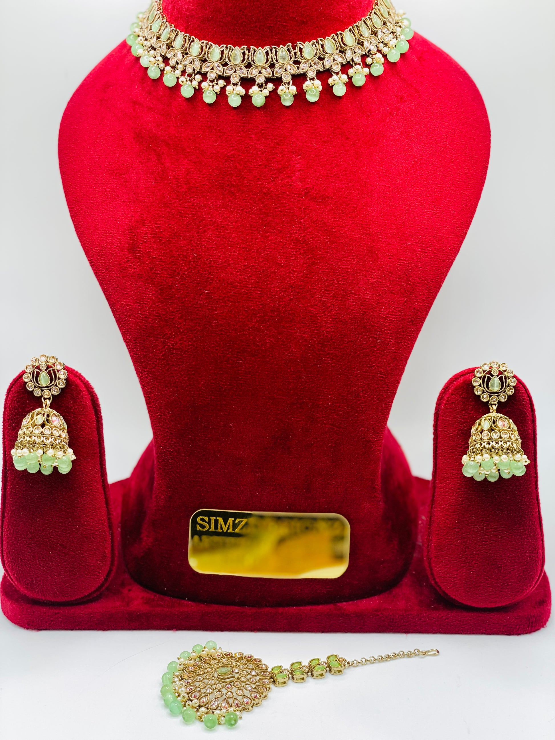 FLOWER SHAPE POLKI NECKLACE | SIMZ DESIGNZ |