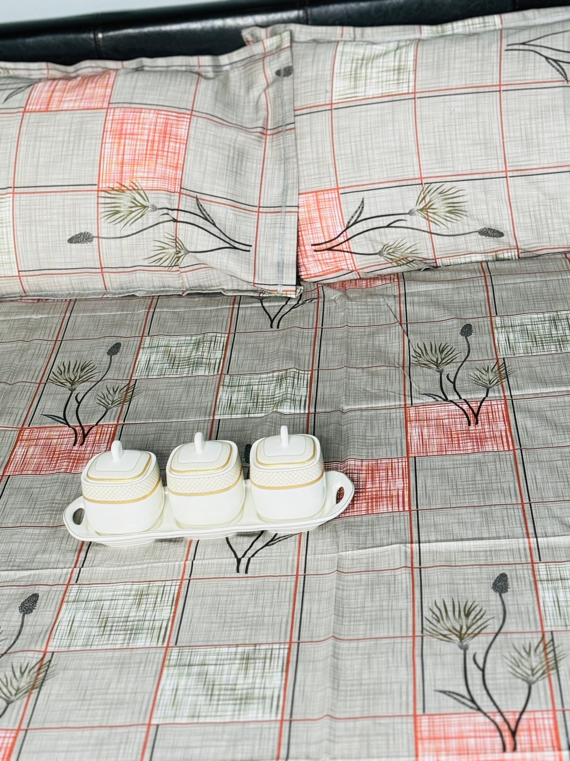 Alia King Sized Bedsheet | Simzdesignzz |