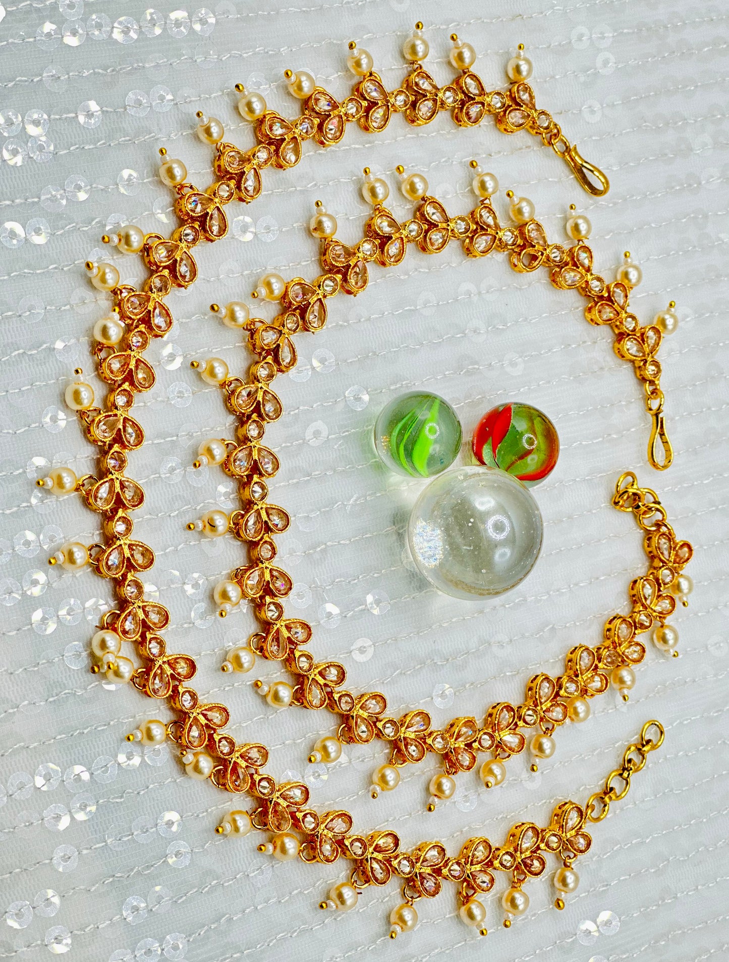 Antique Golden Anklets | Simzdesignzz |