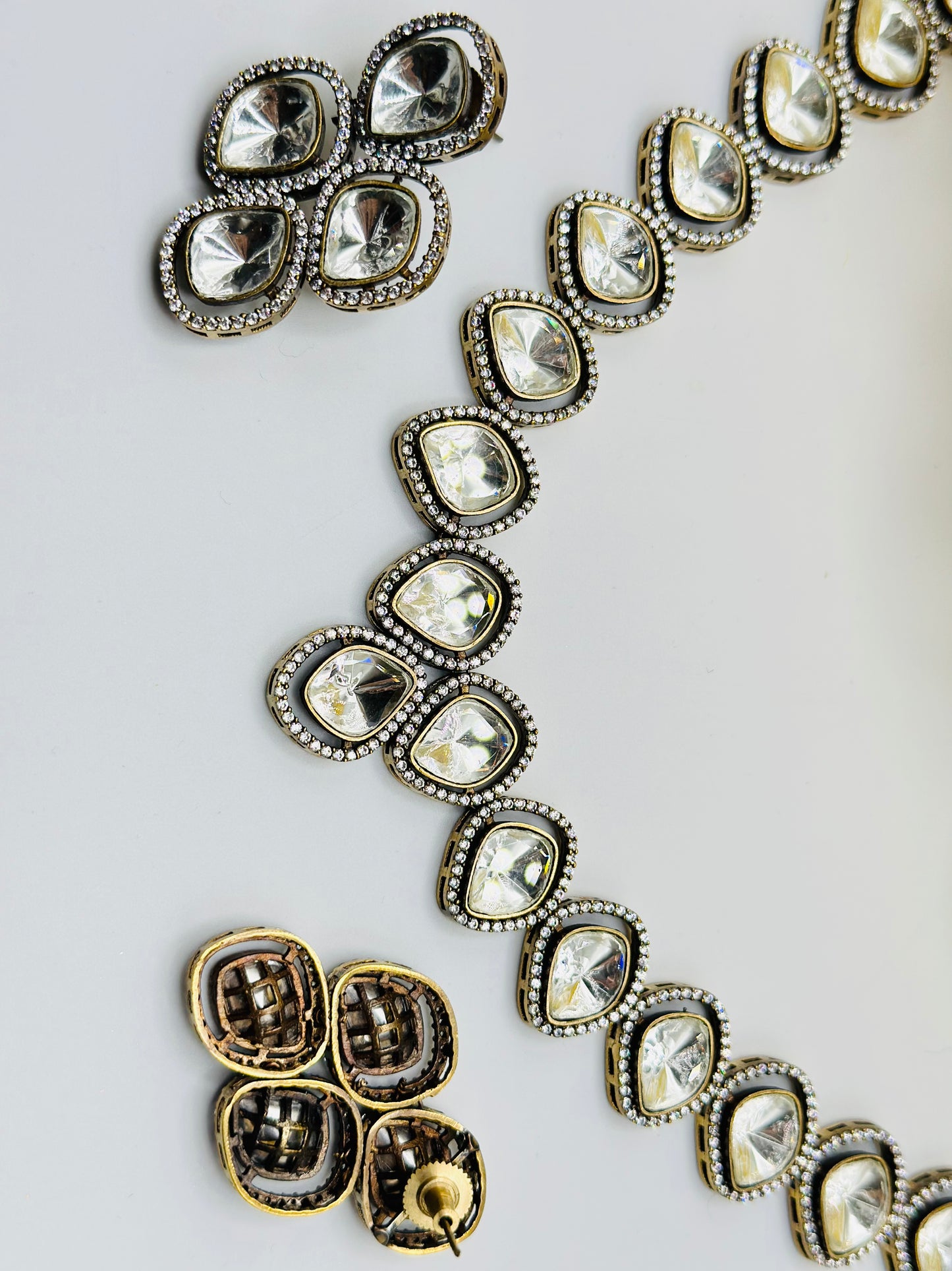 Zeedat High Quality Polki Necklace | Simzdesignzz |
