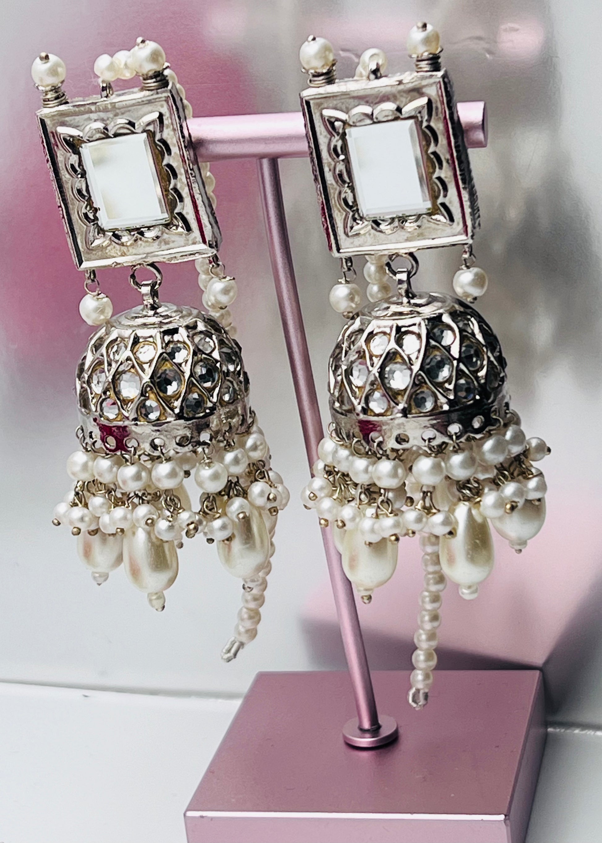 Beautiful Pakistani Necklace With Mirror Work | Simzdesignzz |
