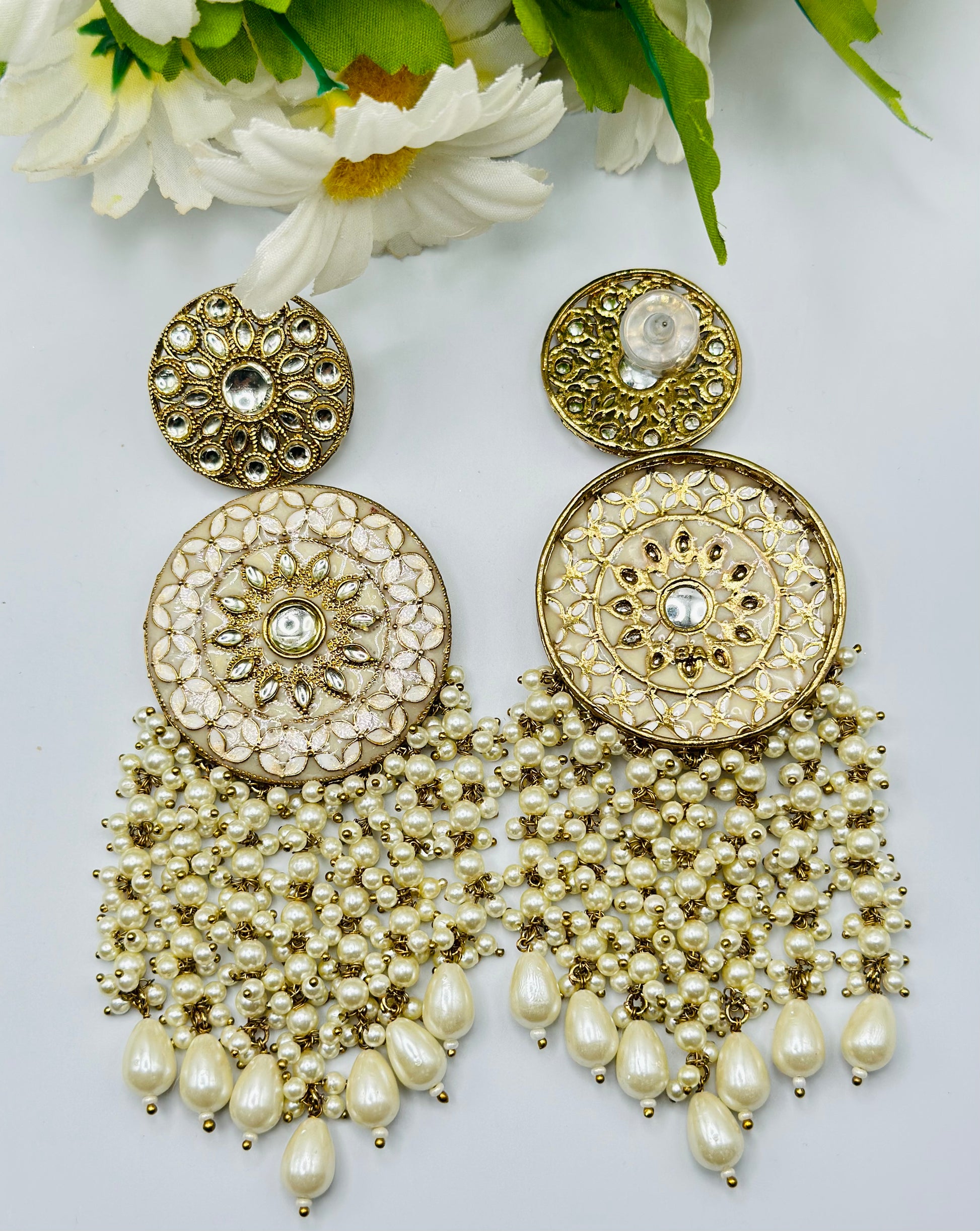 Beautiful Long Hanging Meenakari Earrings | Simzdesignzz |