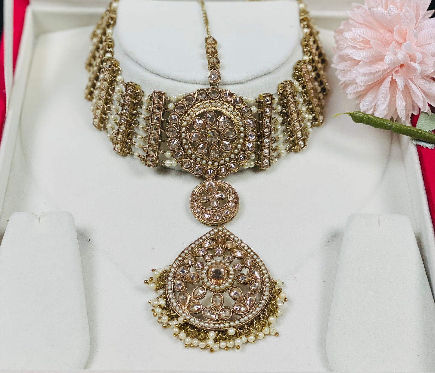 Trending Alia Bhatt Inspired Mathapatti | Polki | Simzdesignzz |