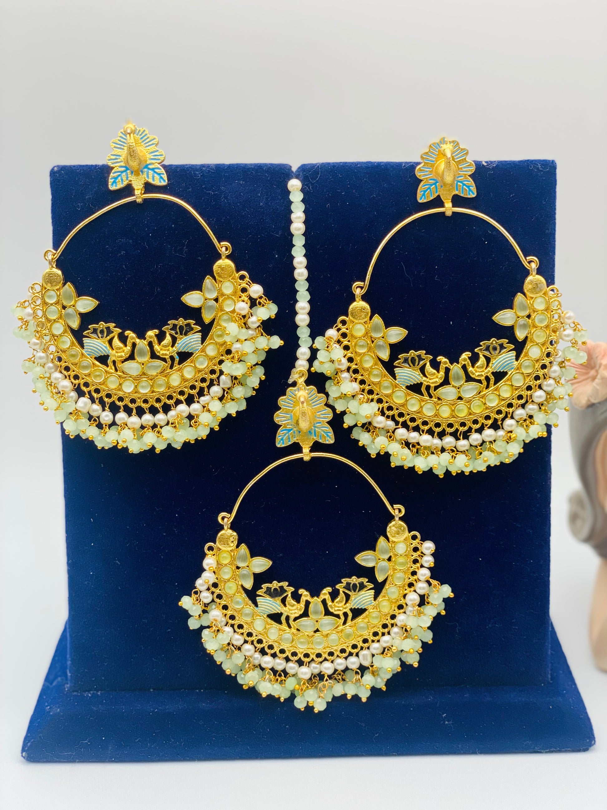 Amarpali Morni Hoops Earrings | Simzdesignzz |