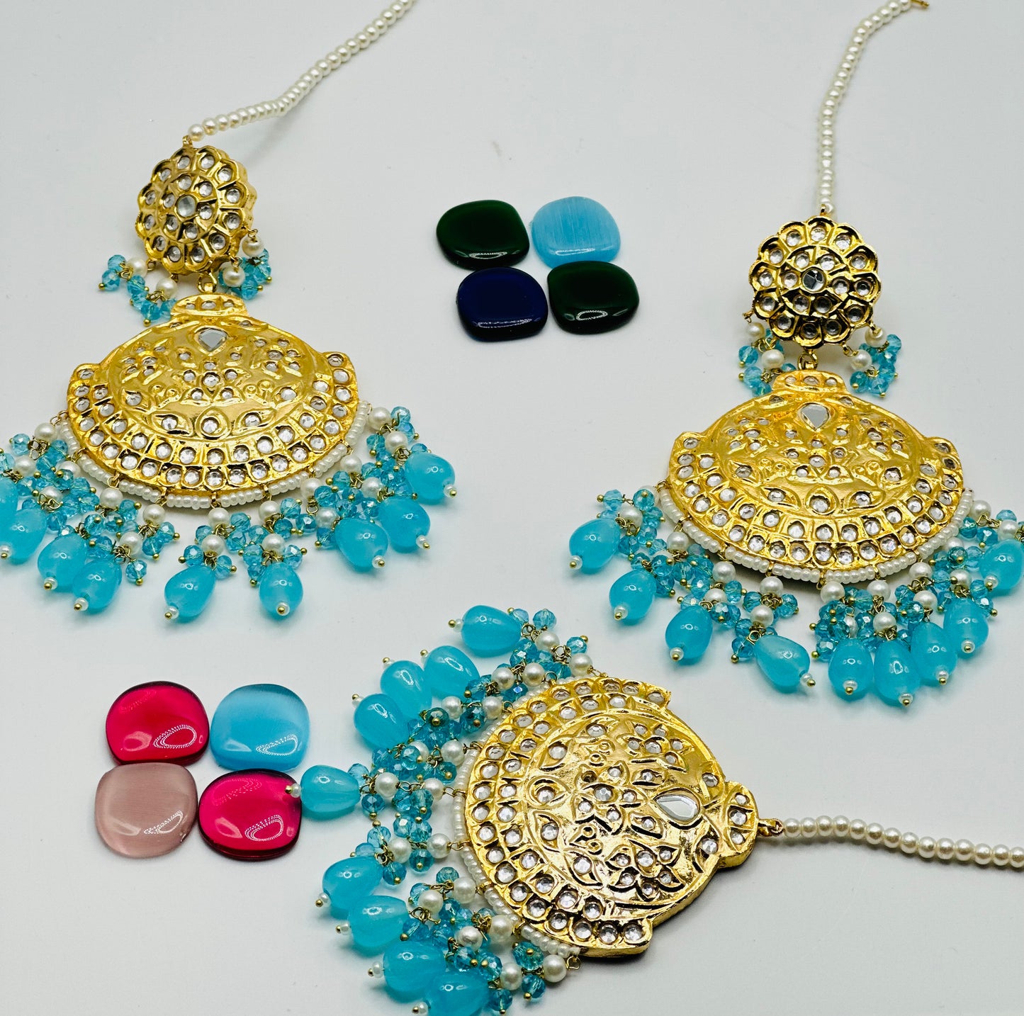 Shenaaz Thappa Kundan Earrings | Simzdesignzz |