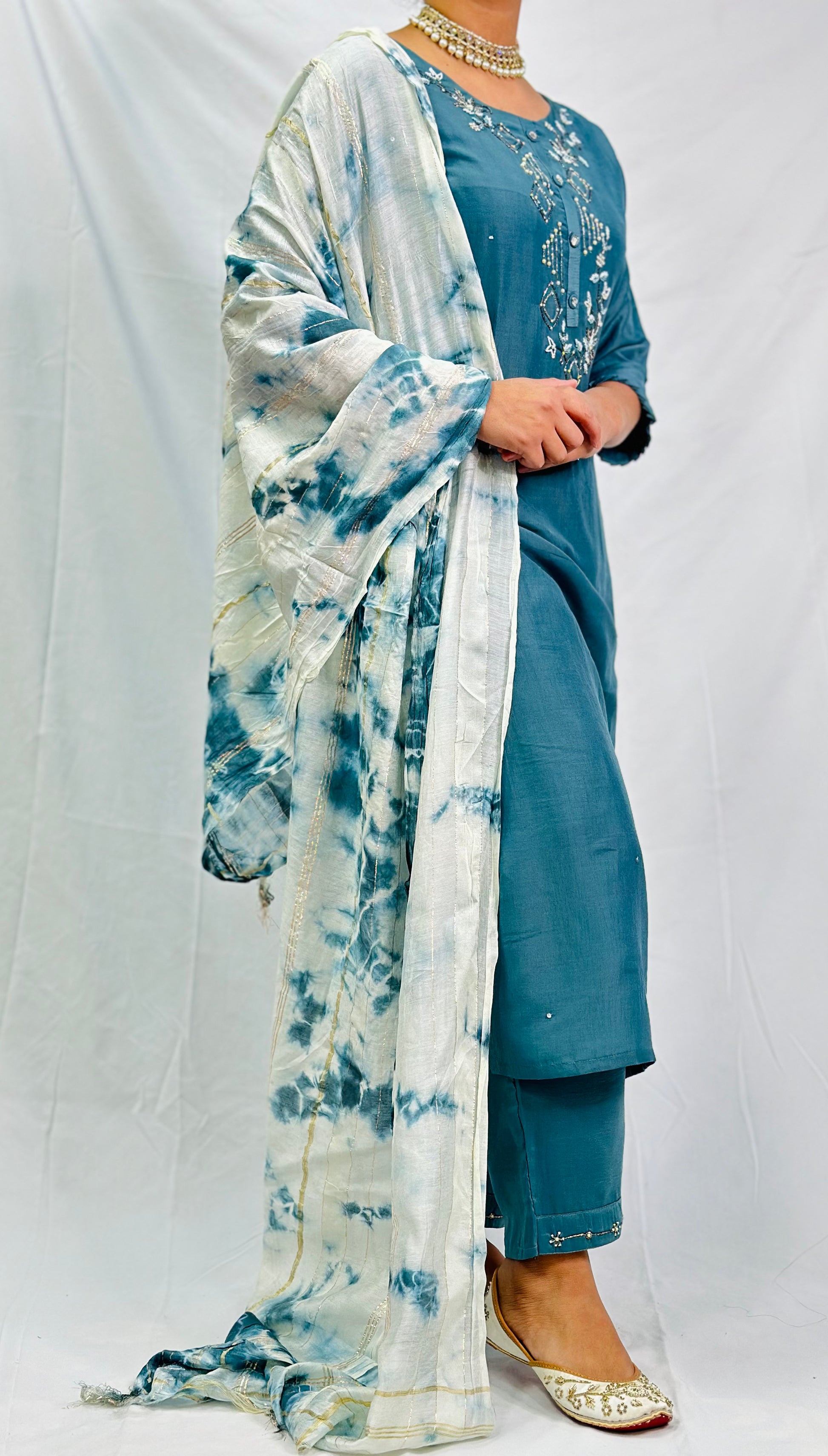 Anjali Three Piece Suit | Simzdesignzz |