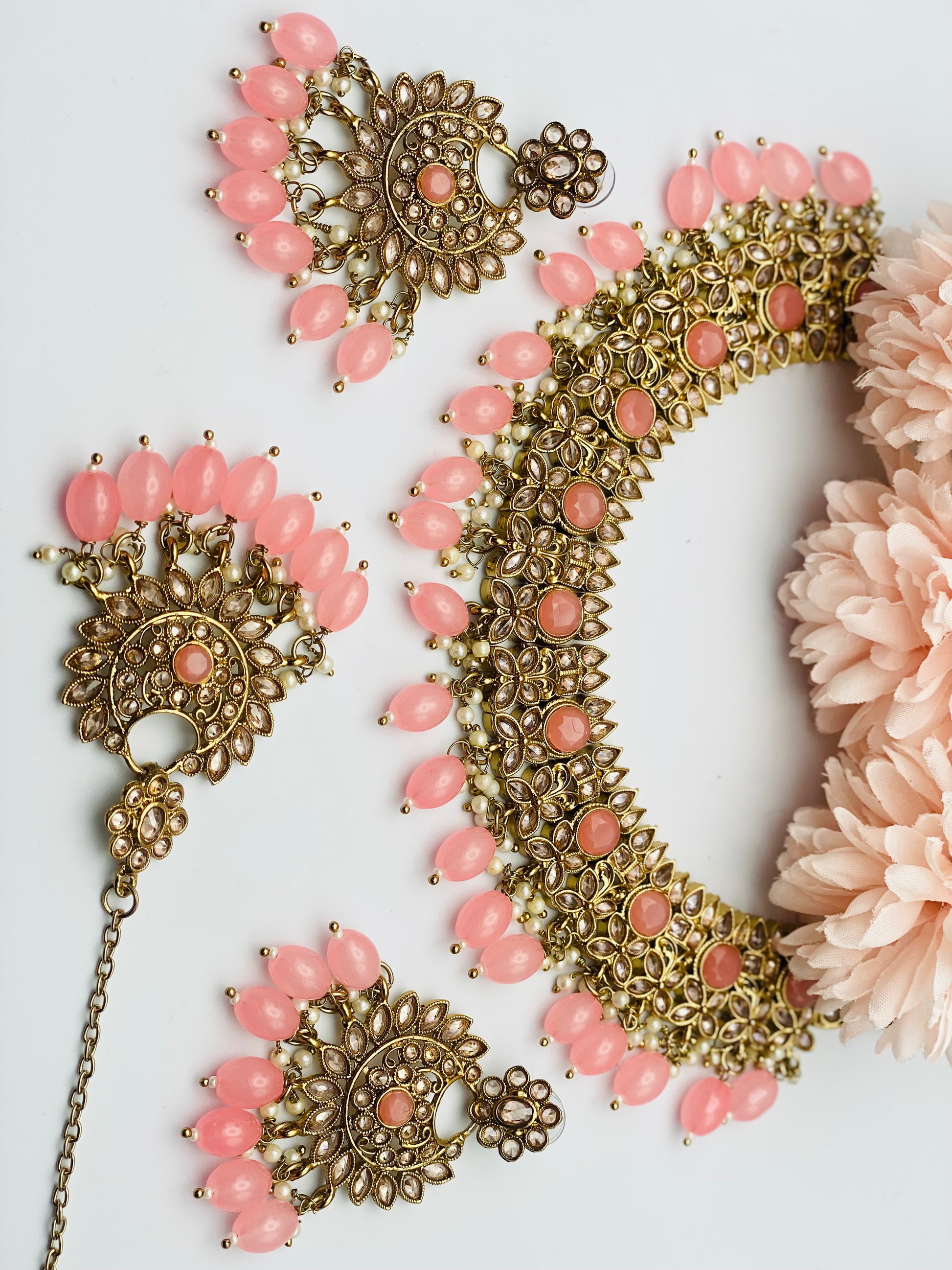 Antique Necklace In Polki | Simzdesignzz |