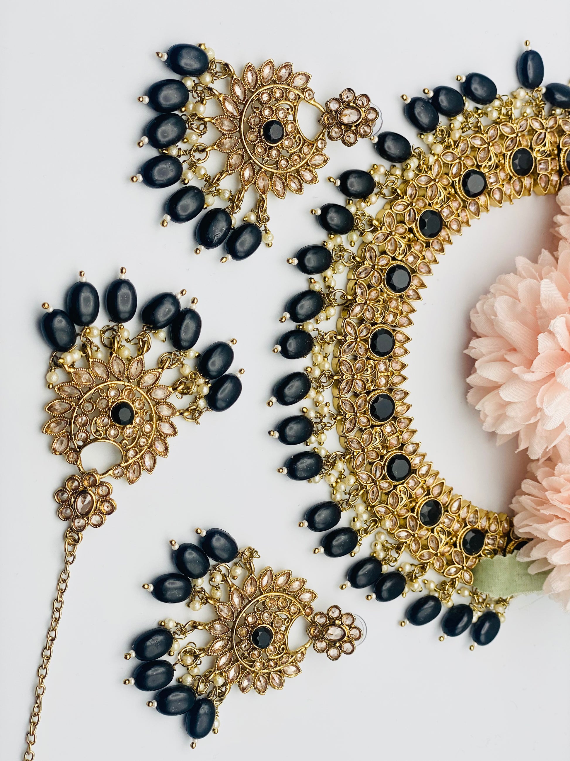 Antique Necklace In Polki | Simzdesignzz |