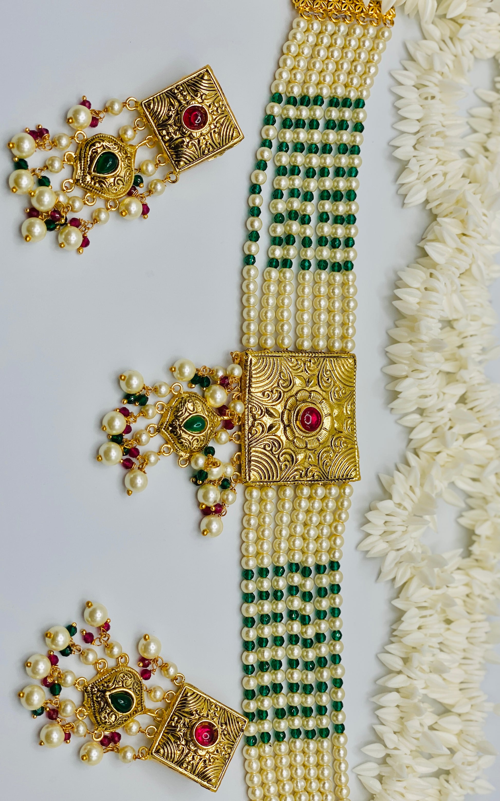 1GM Gold-Plated Choker Necklace Set | Simzdesignz |