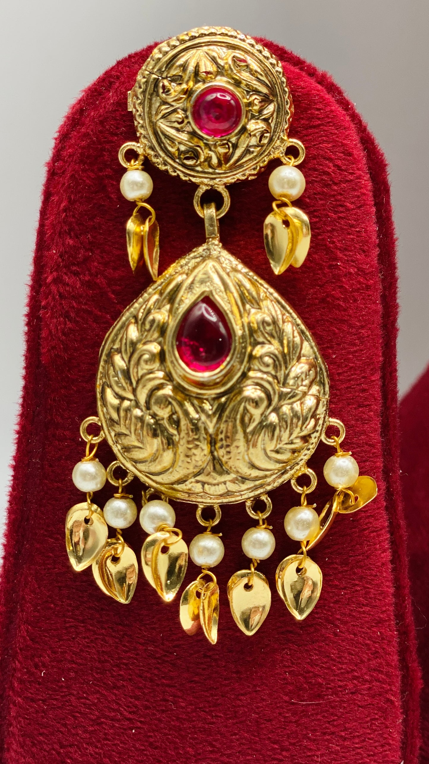 Zuhra 1 GM Gold-Plated Necklace | 1GM | Simzdesignzz |