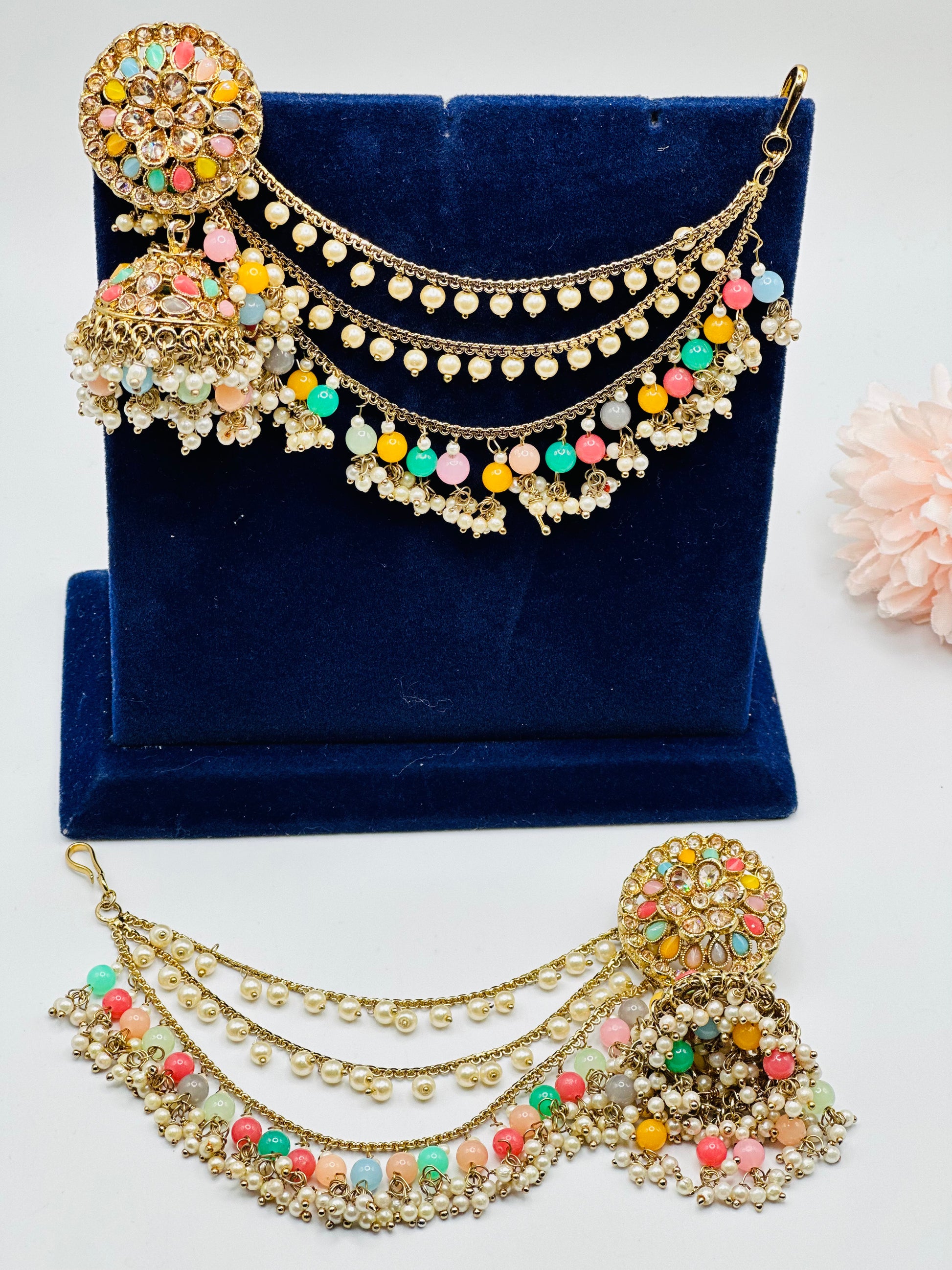 Removable Sahare Jhumki Earrings | Simzdesignzz |