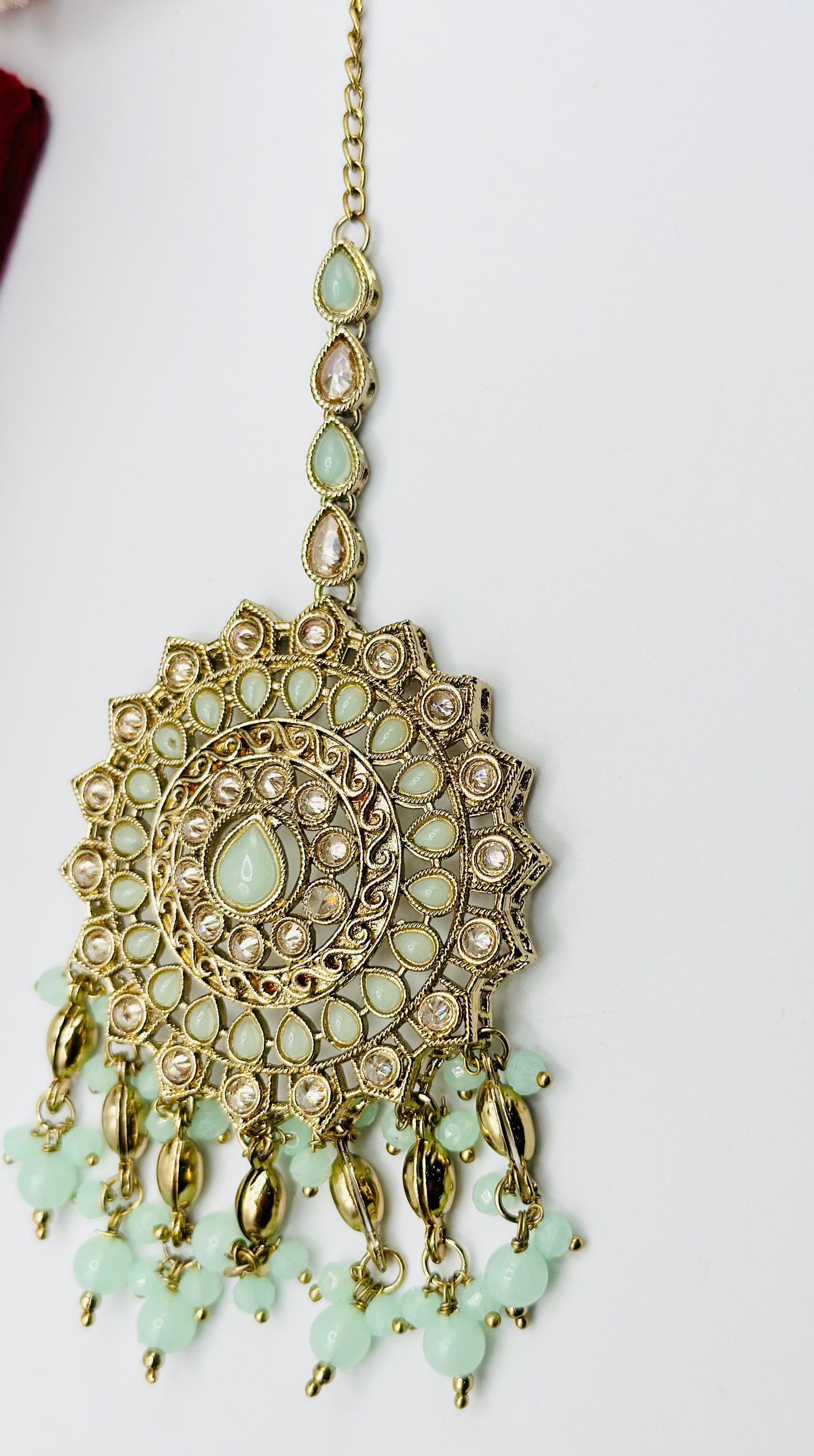 Ghunghroo Jhumki Earrings With Tikka | Simzdesignzz |