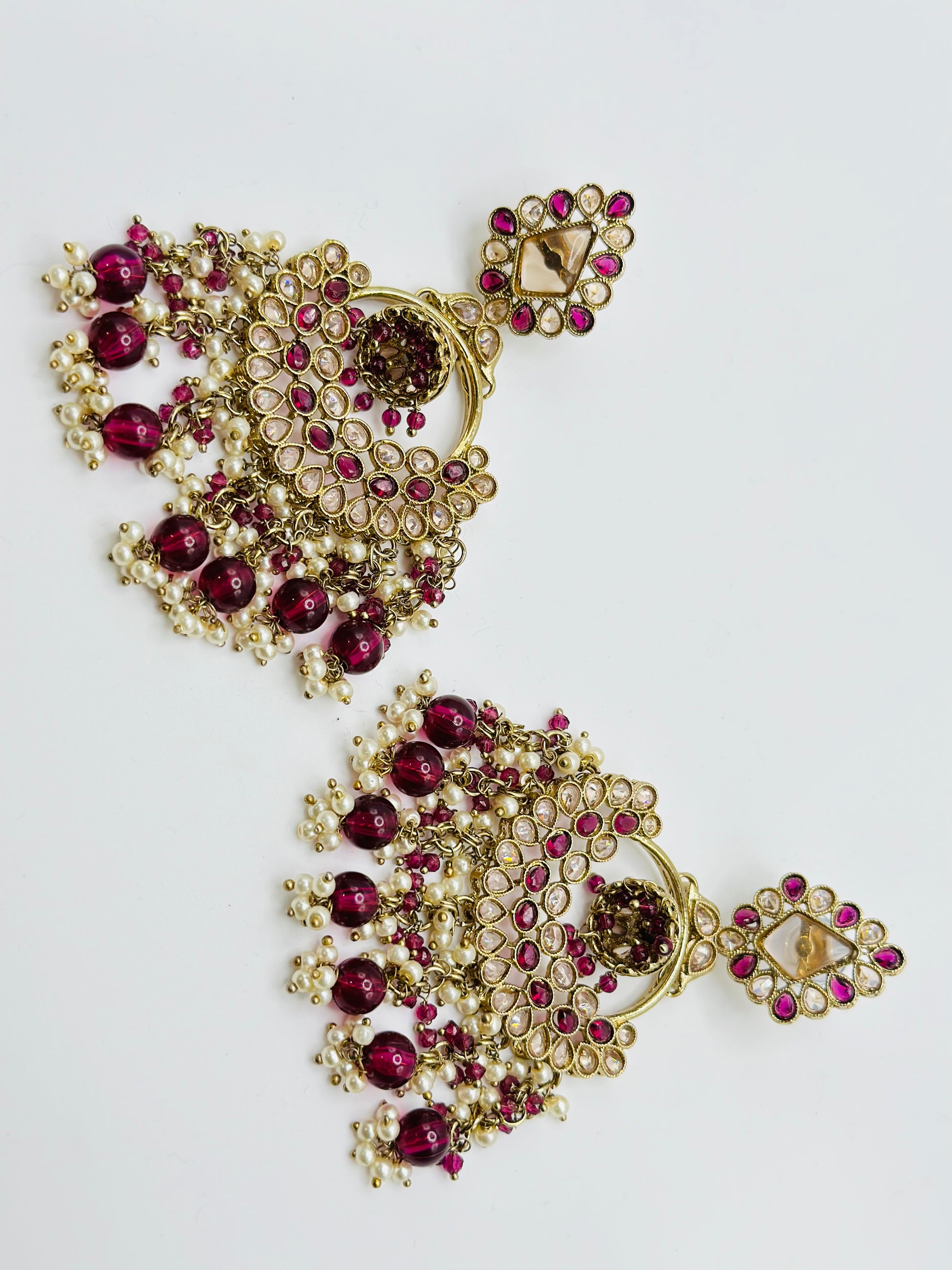 Beautiful Long Pearl Earrings | Simzdesignzz |