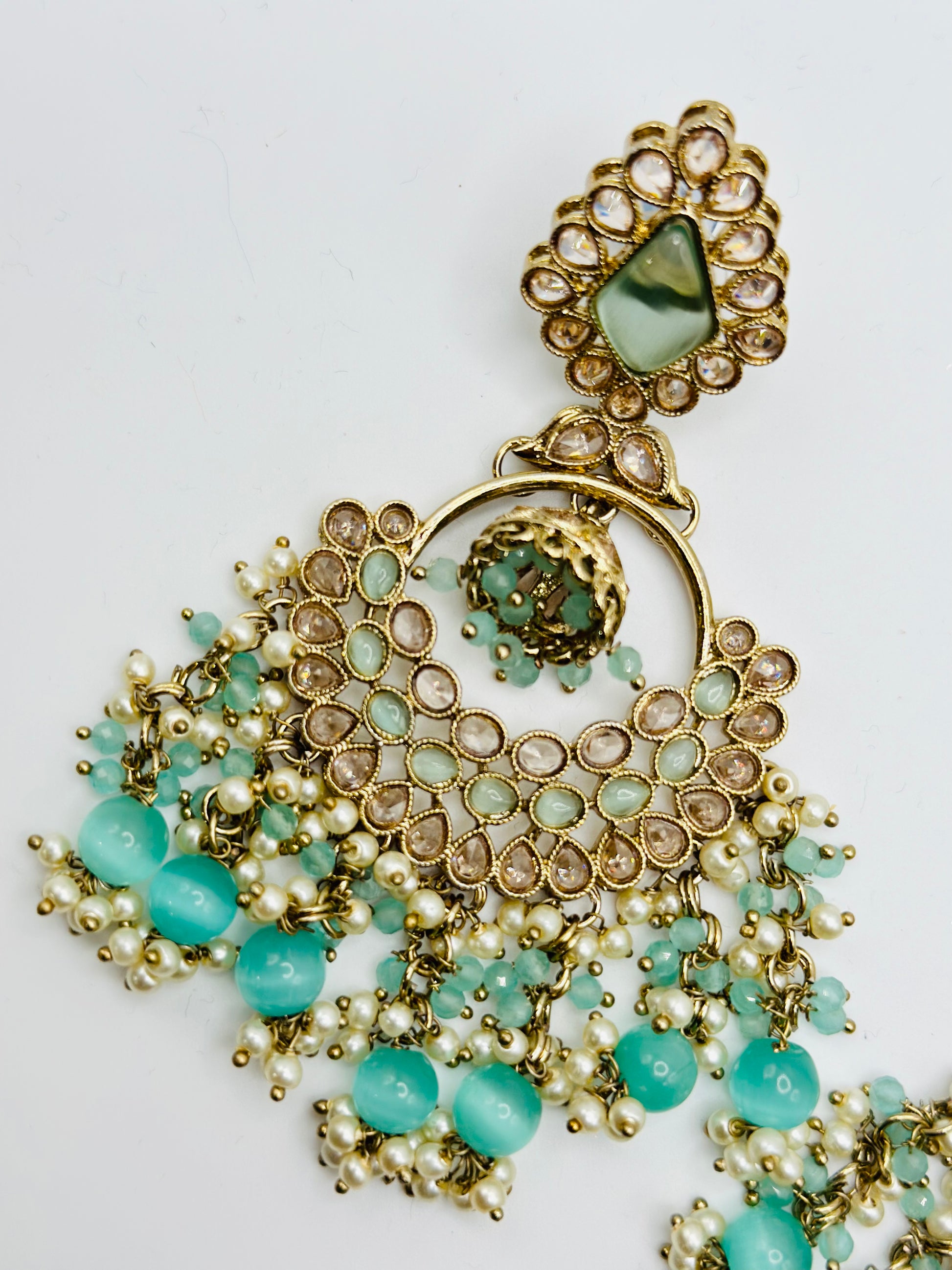 Beautiful Long Pearl Earrings | Simzdesignzz |