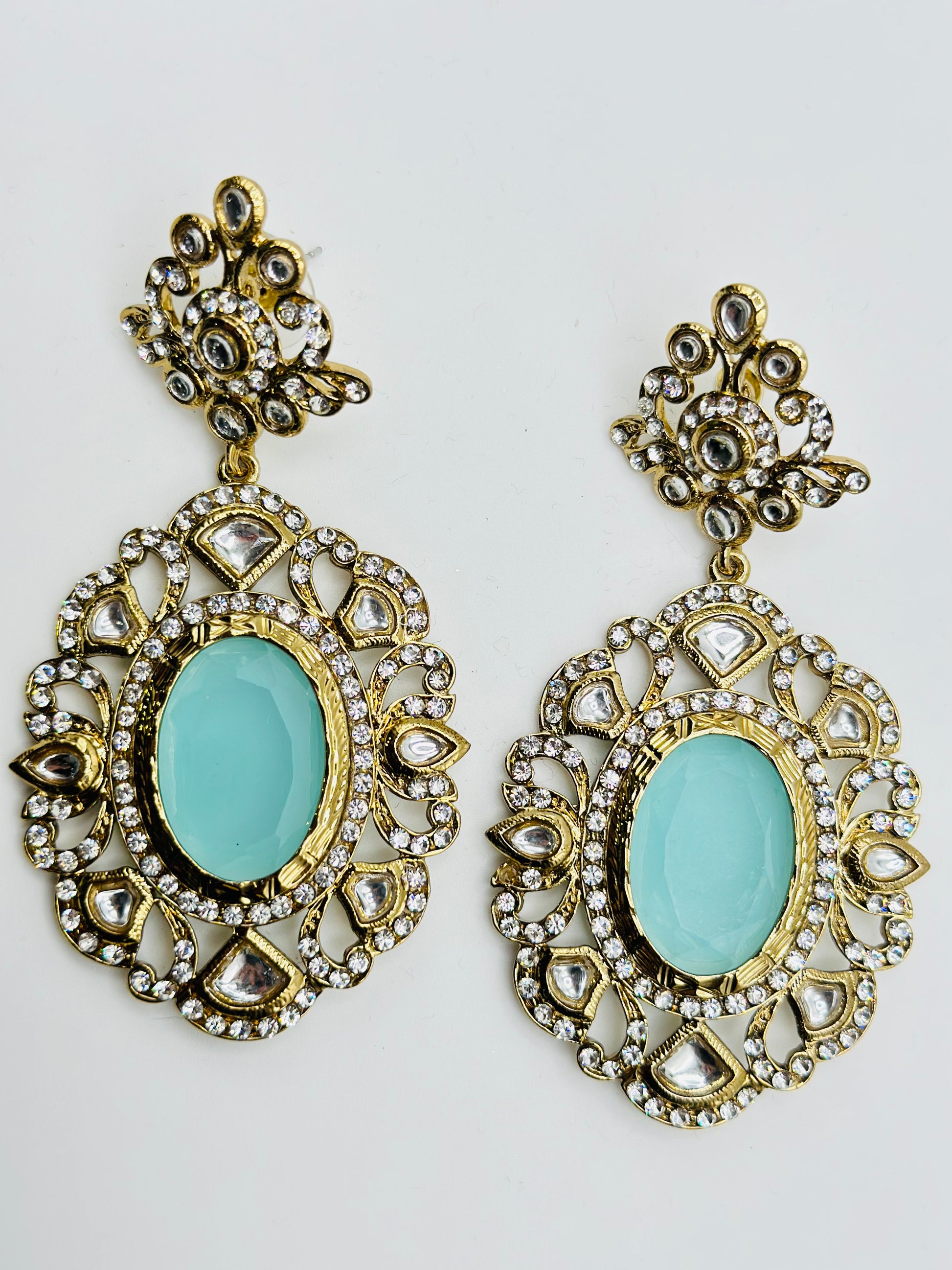 Bollywood Style Polki Earrings | Simzdesignzz |