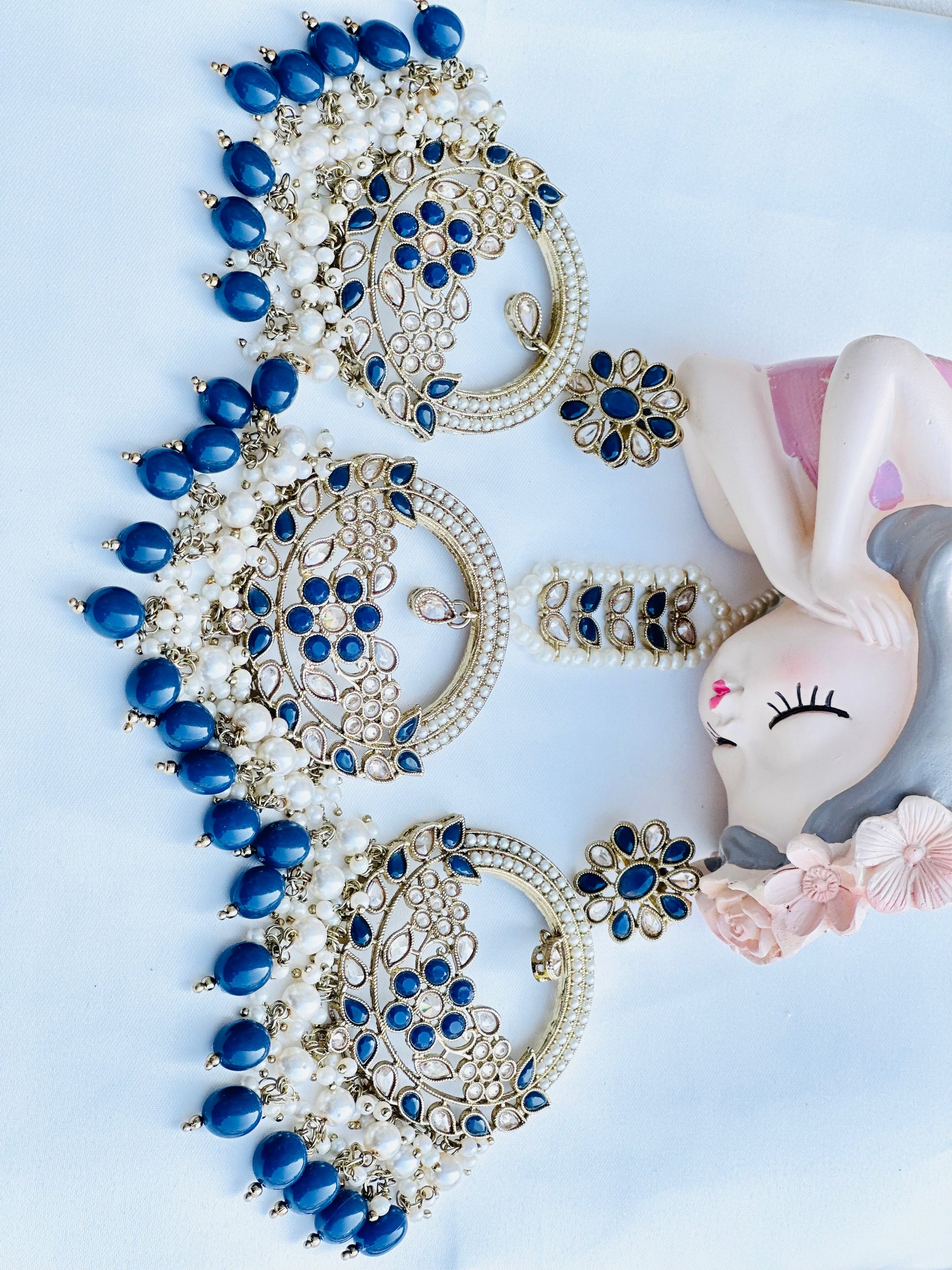 Elegant and Versatile Polki Earrings And Tikka Set | Maangtikka | Simzdesignz|