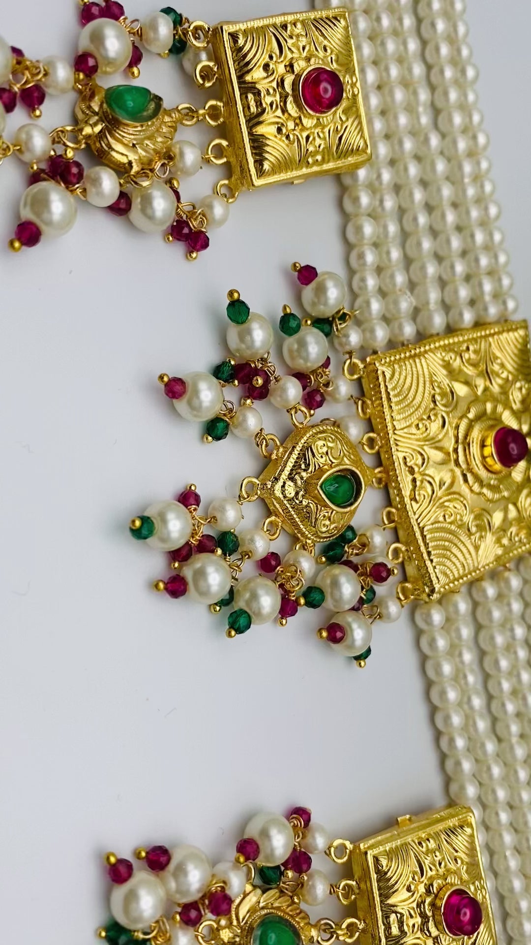 1GM Gold-Plated Choker Necklace Set | Simzdesignz |