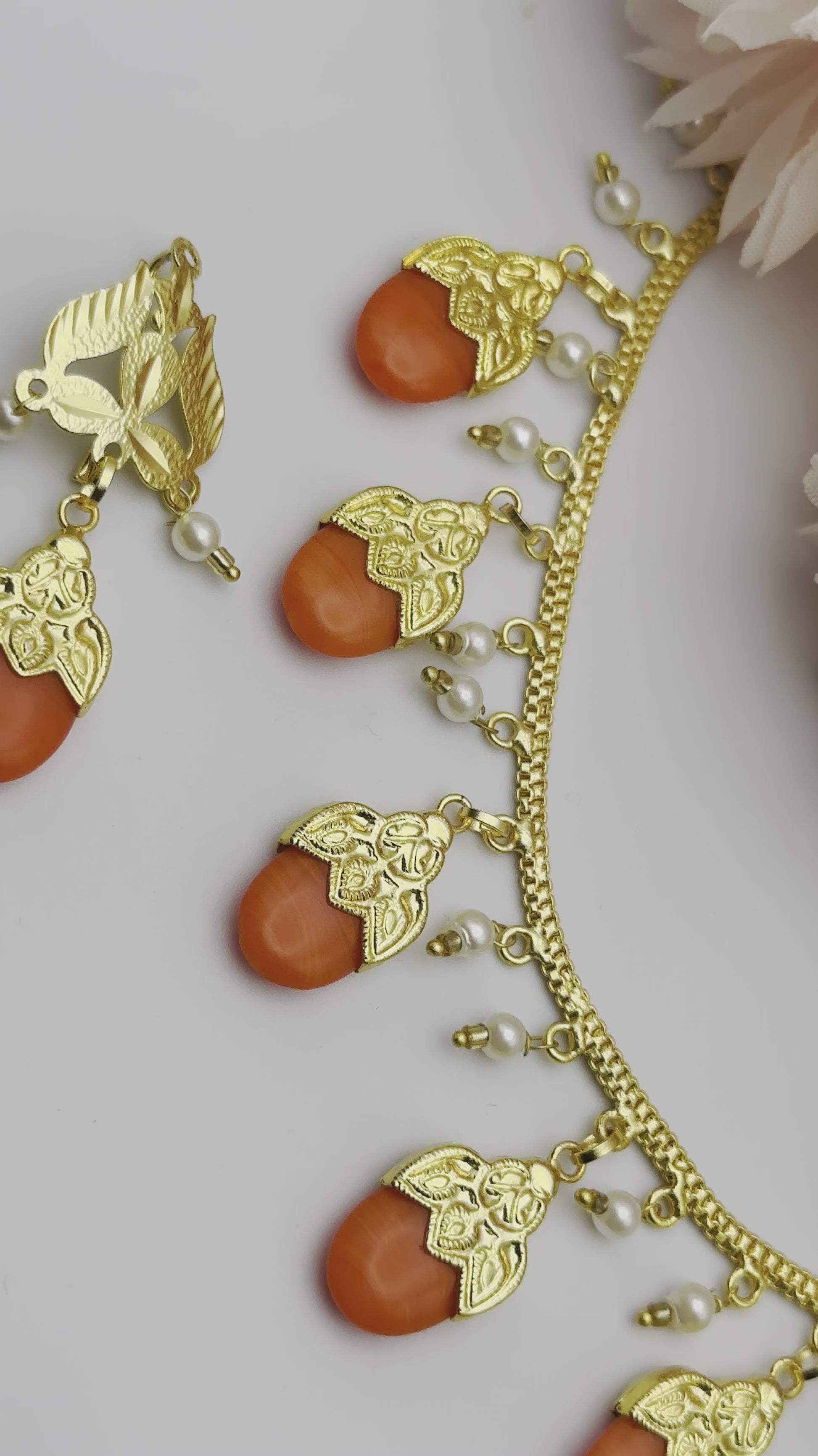 Dabka Choker  Necklace Set | Traditional Punjabi Choker Tikka  Set| Jadau | Simzdesignz