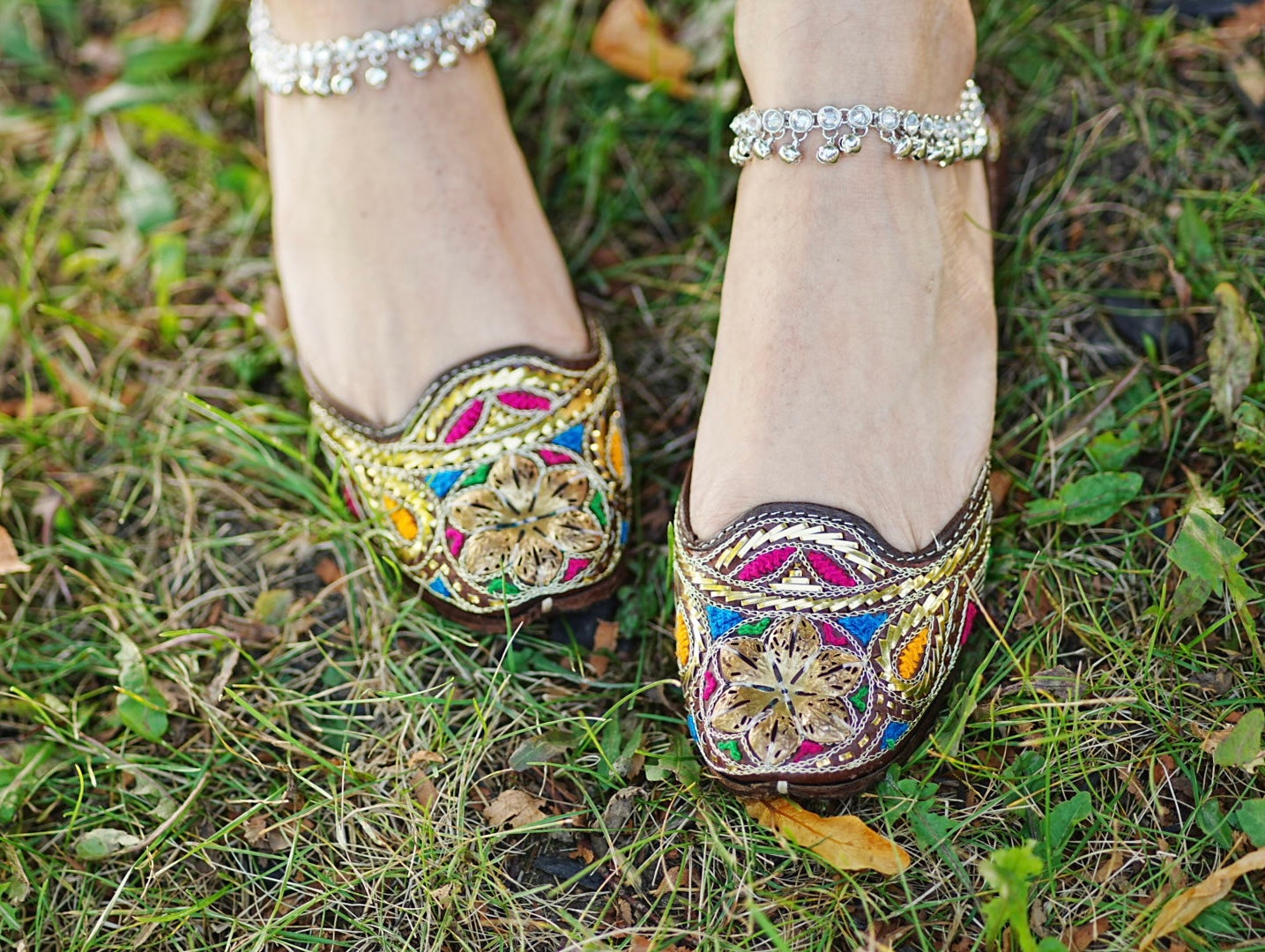 Punjabi Jutti and Anklets