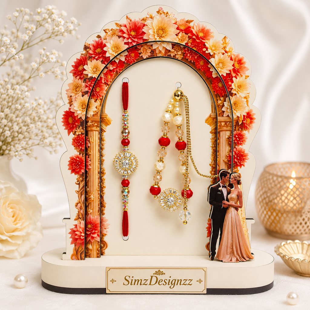 Elegant Veer-Bhabi Combo Rakhi Set In Premium Quality And Packaging