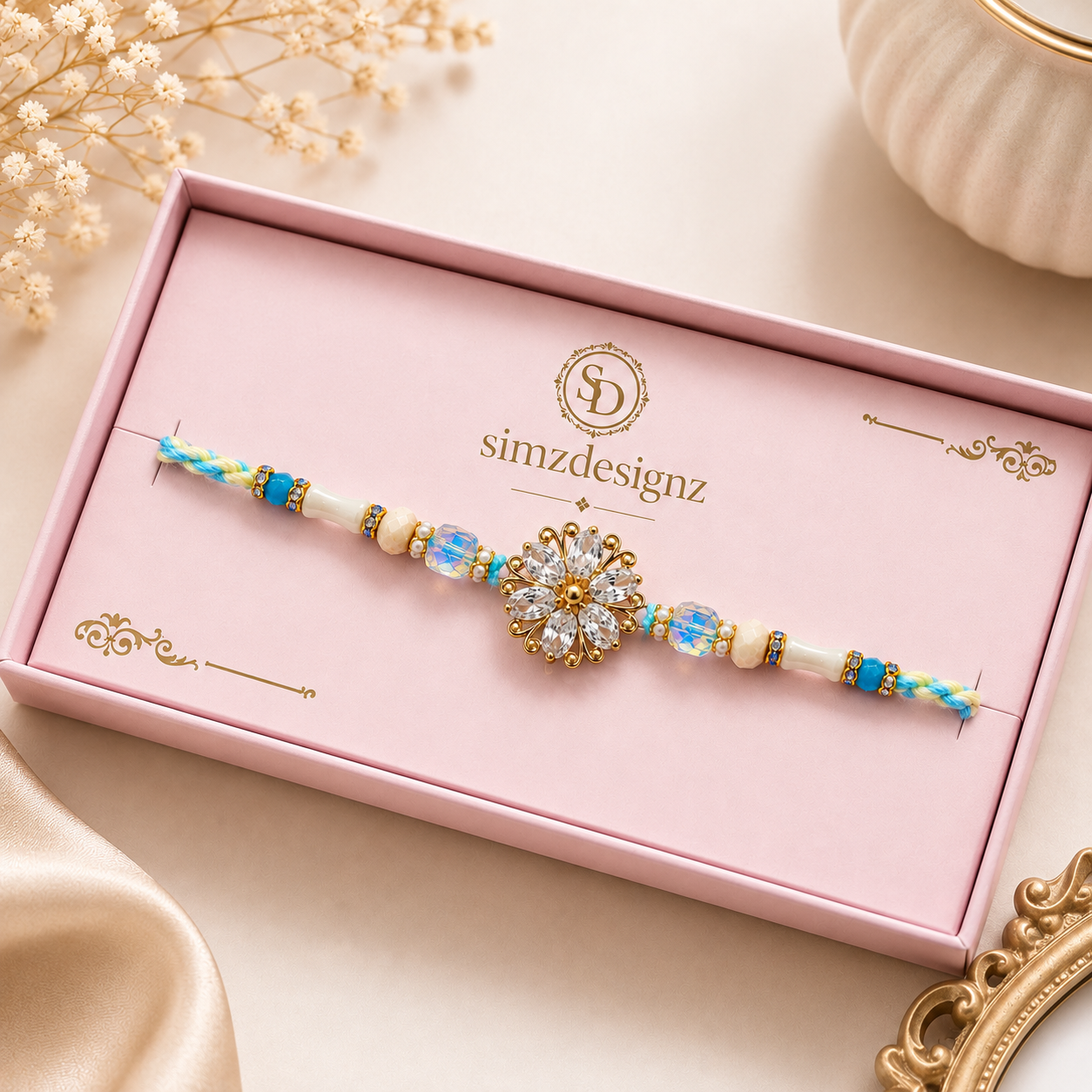 Rakhi With Premium Packing With Note For Brother