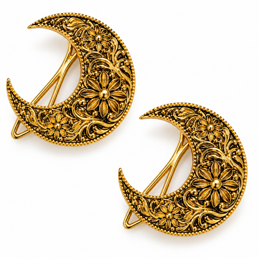 Antique 1 gm Gold plated Hairpin ....
