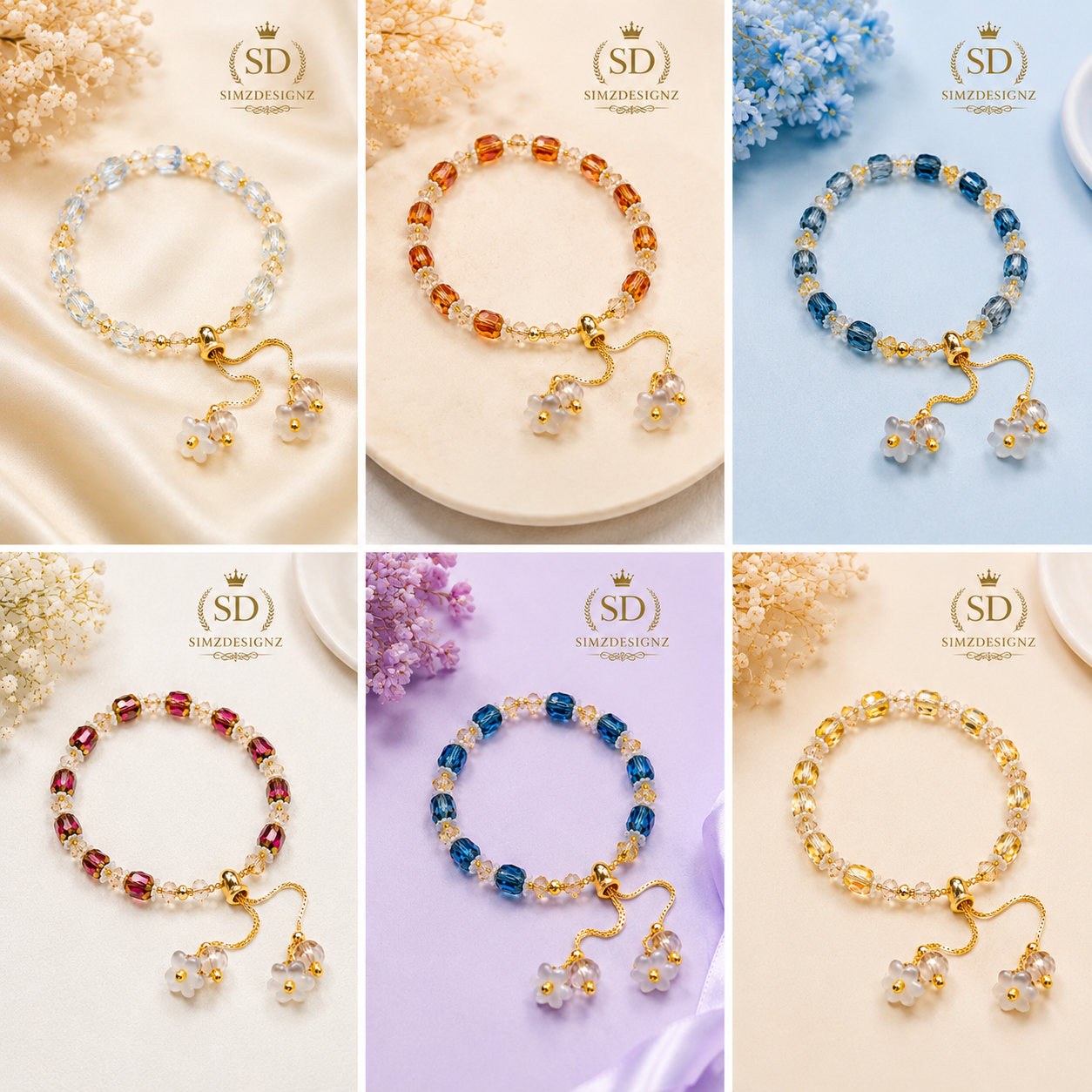 Pearl Bloom Rakhi Bracelets For Bhabi