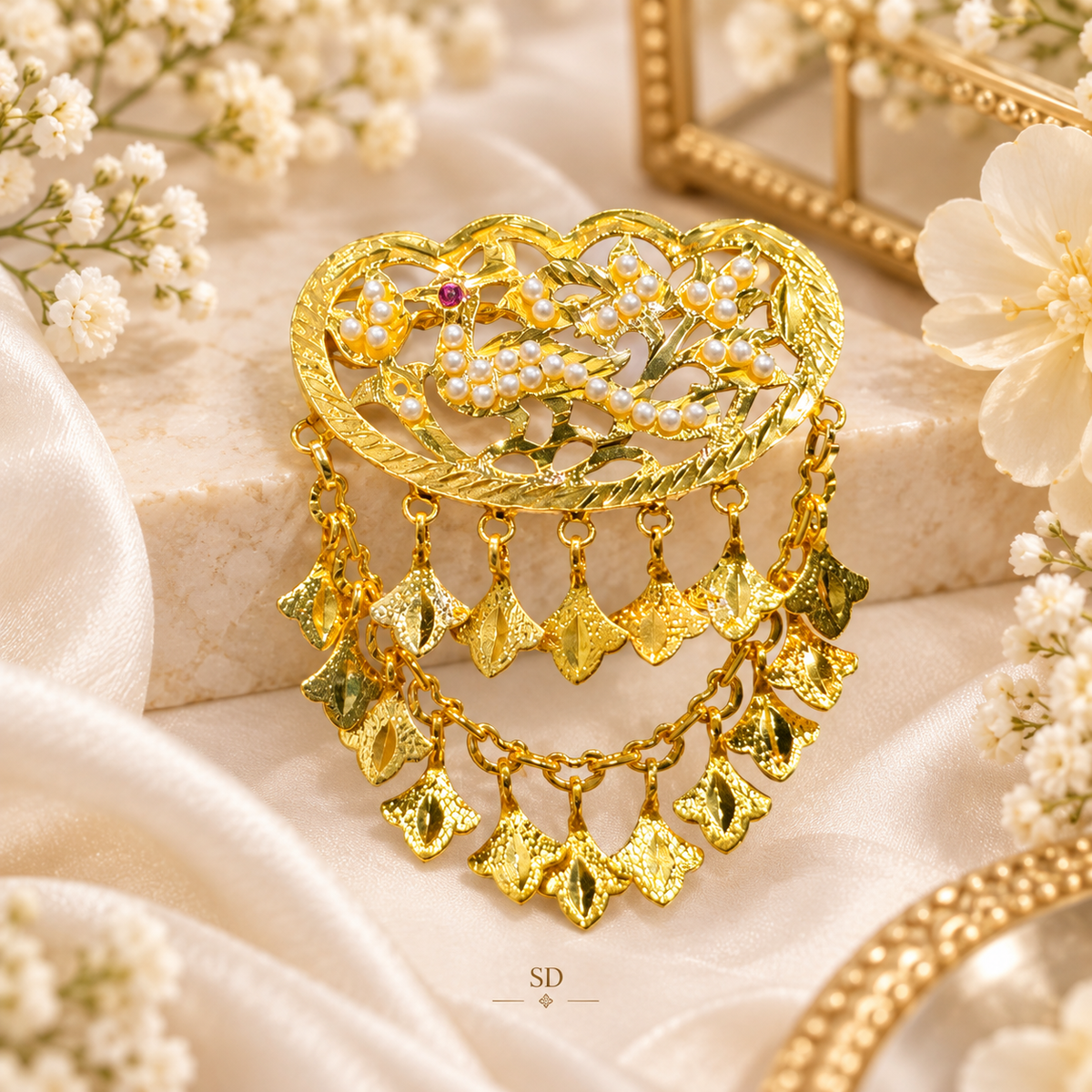 Beautiful Jadau Hairpin