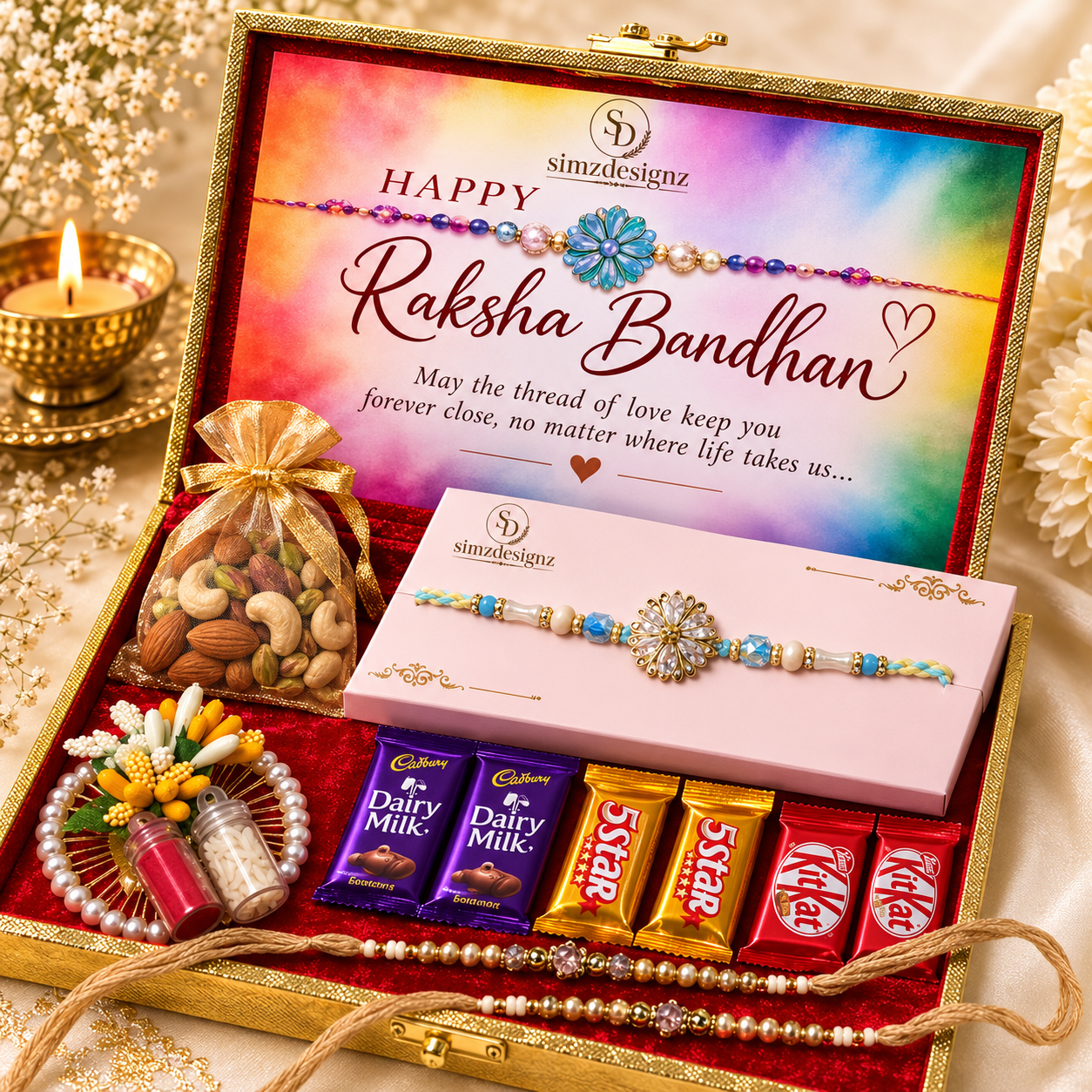 Rakhi Box { Add Stuff According To Your Choice }