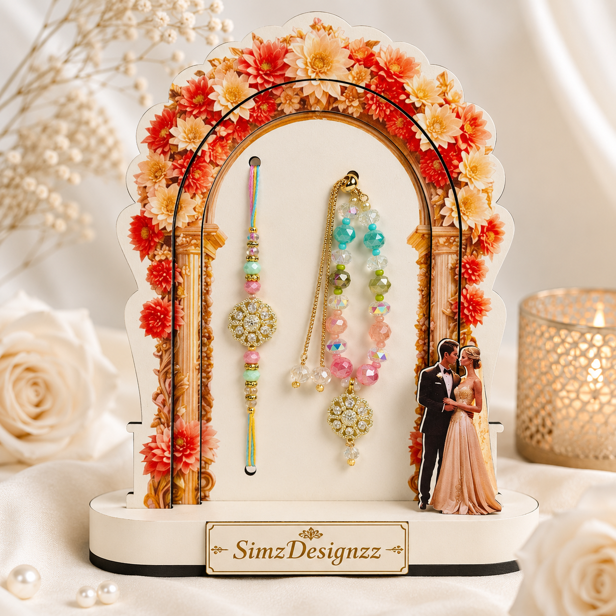 Elegant Veer-Bhabi Combo Rakhi Set In Premium Quality And Packaging