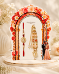 Elegant Veer-Bhabi Combo Rakhi Set In Premium Quality And Packaging
