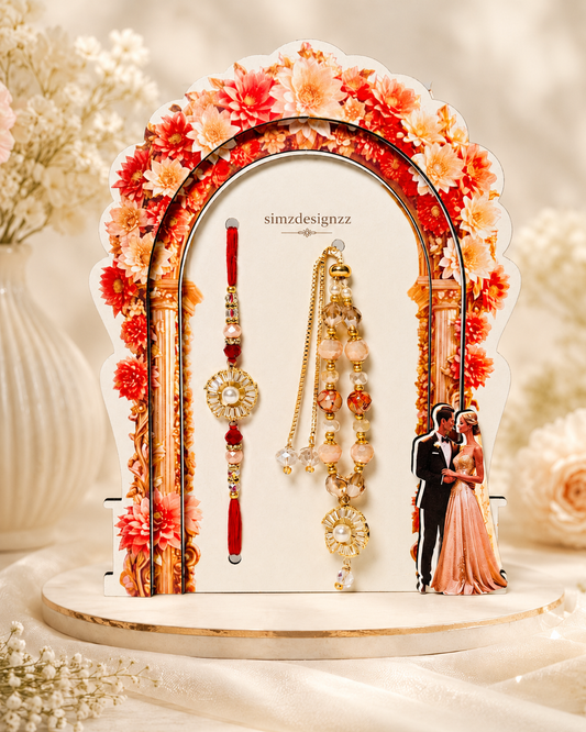 Elegant Veer-Bhabi Combo Rakhi Set In Premium Quality And Packaging