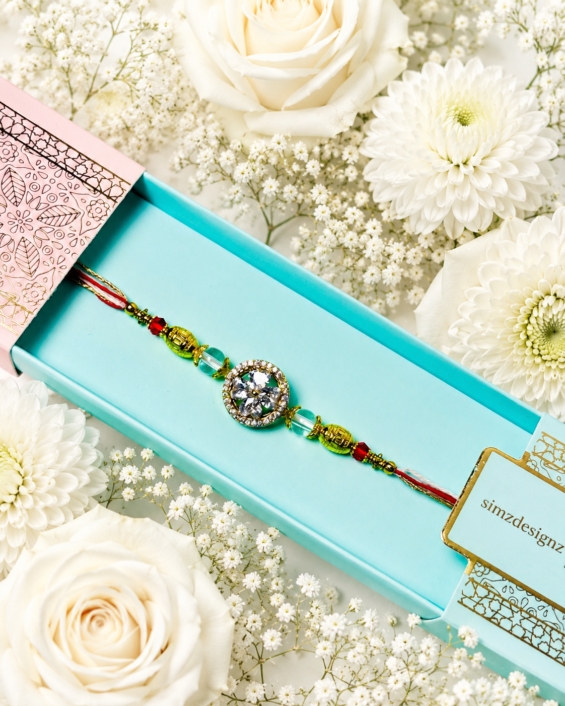 Premium Spinner Quality AD Rakhi