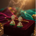 Premium Jhumki earing in moissanite