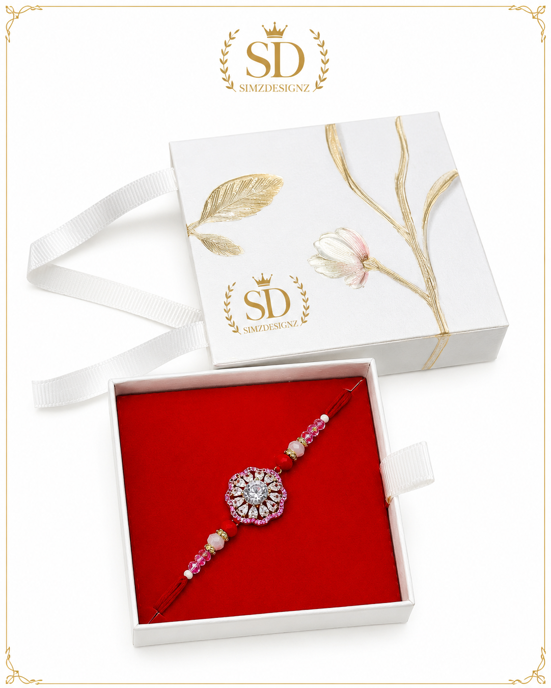 Elegant Diamond Look Rakhi