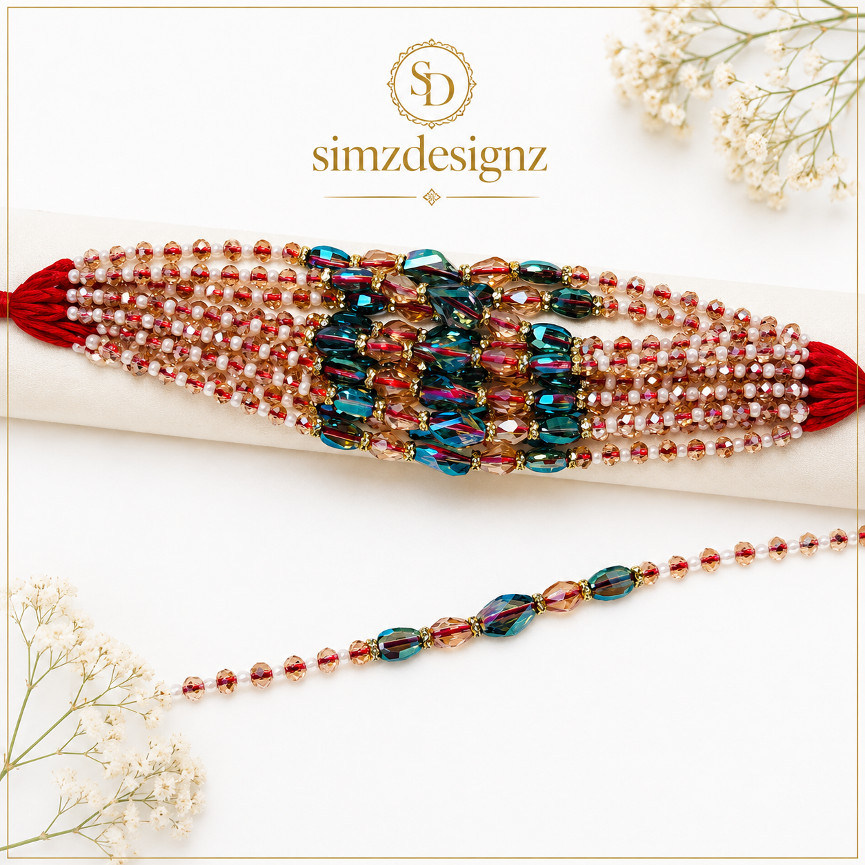 Real Pearl Rakhi Thread .........