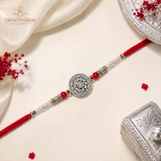 SILVER RAKHI