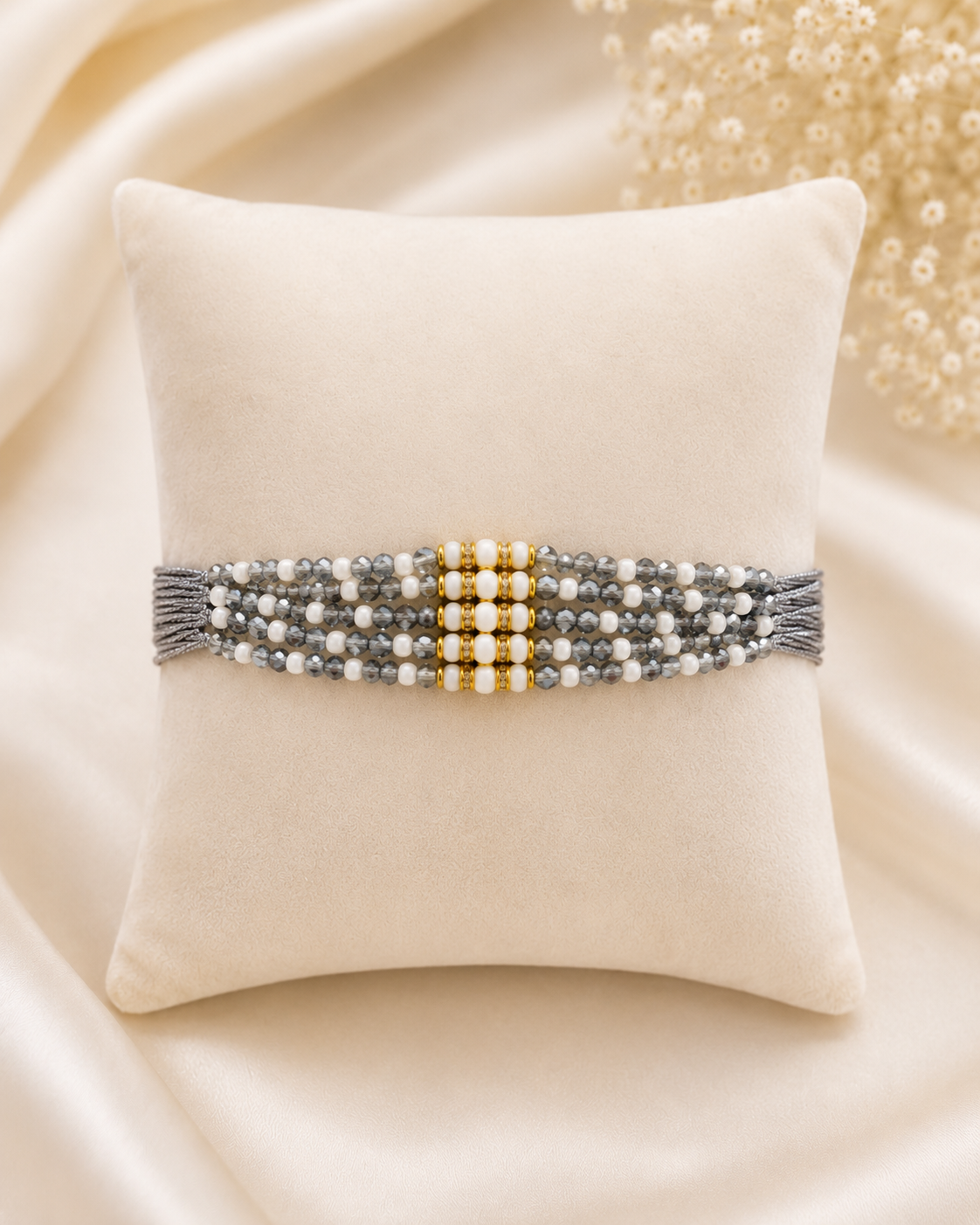 HERITAGE GREY THREAD RAKHI