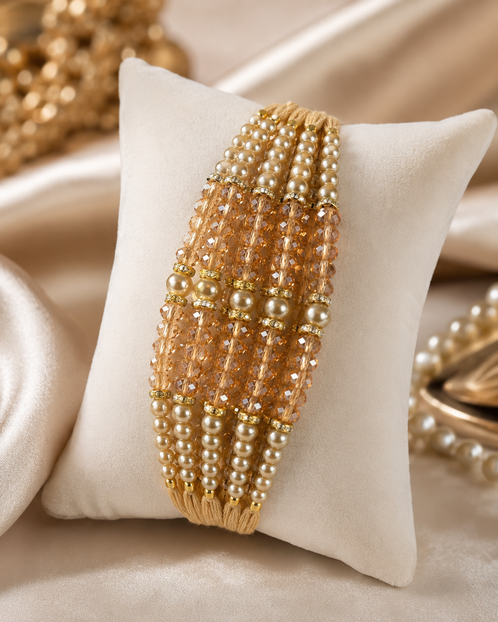 Golden thread rakhi