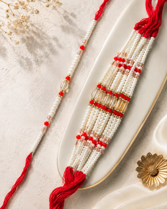 Classic red thread rakhi