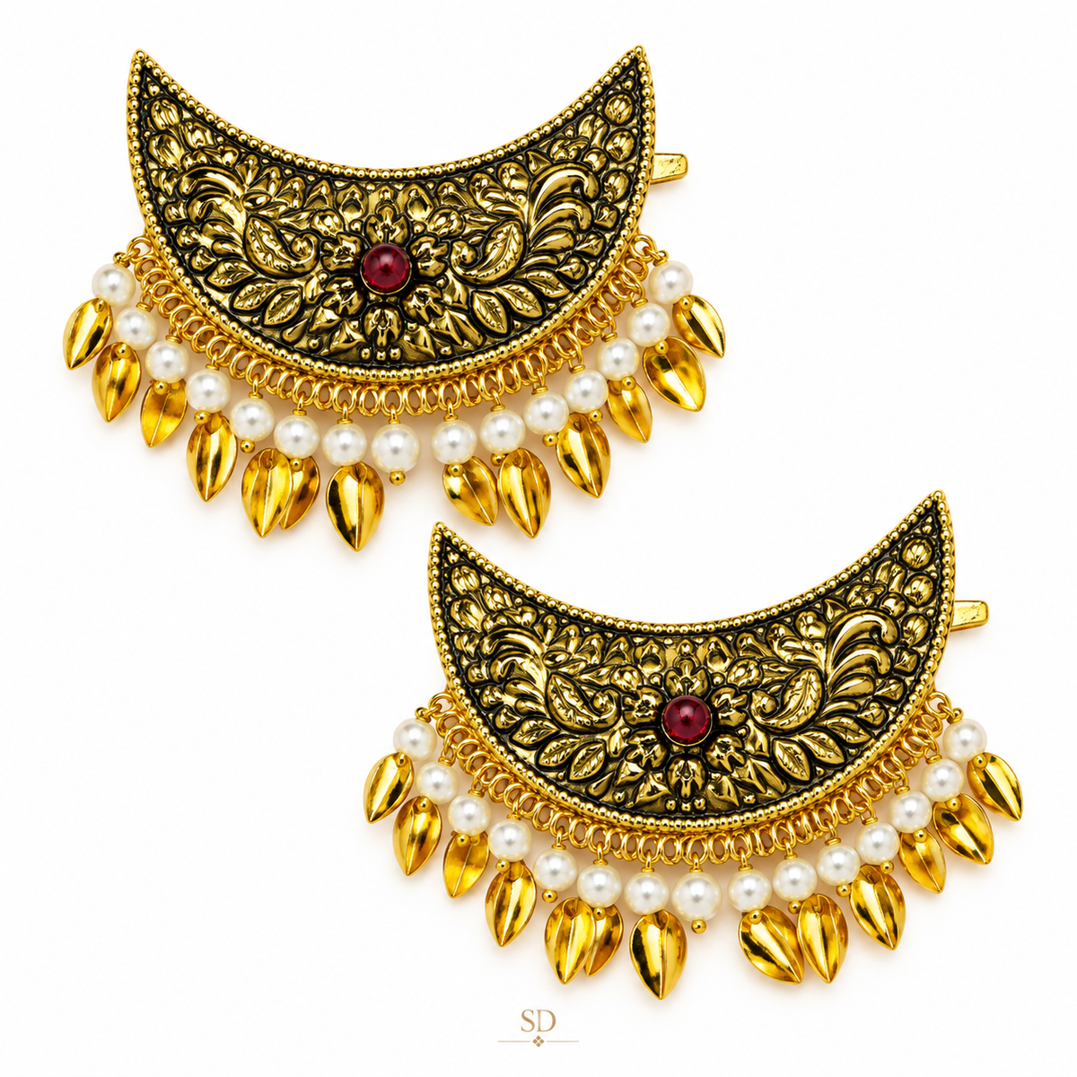 Peepal patti Hairpin .....
