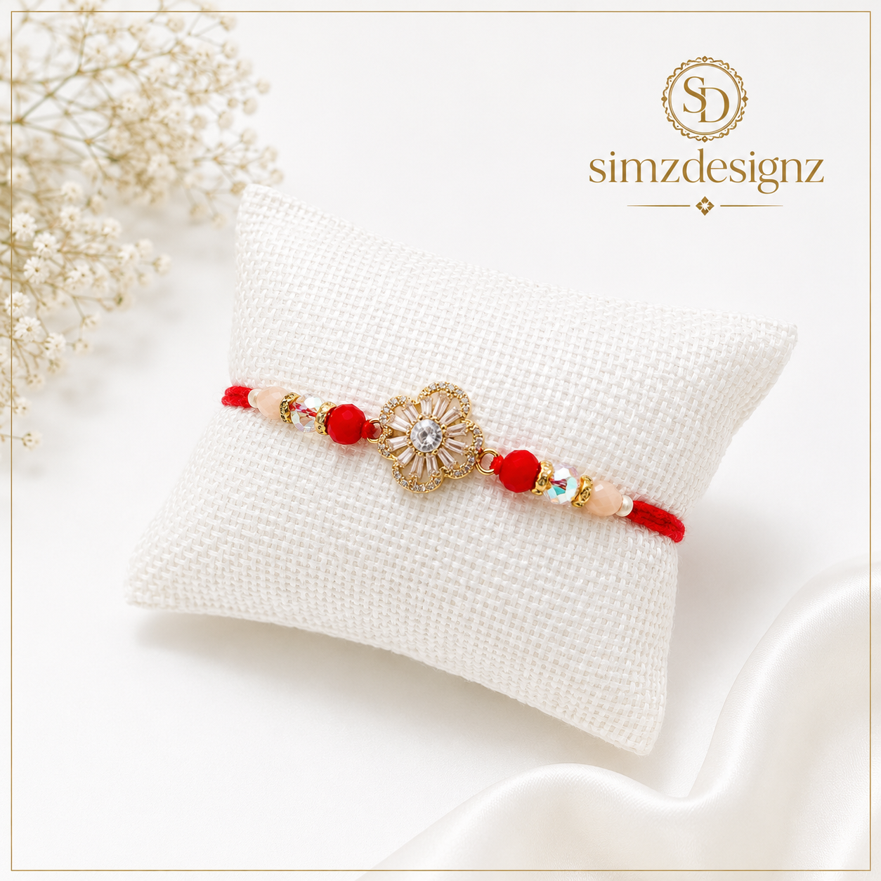 Ad Rakhi With Cushion Packing