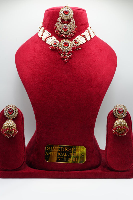 NIRMAL POLKI NECKLACE SET | SIMZDESIGNZ |