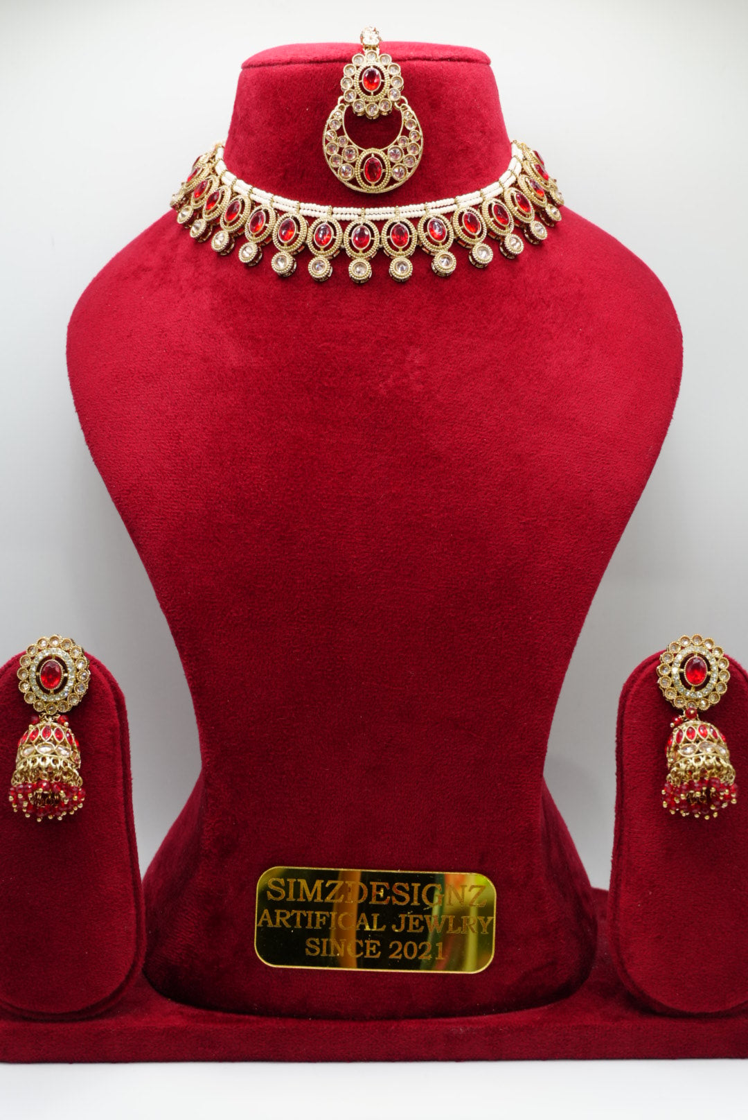 NAZILA POLKI NECKLACE SET | SIMZDESIGNZ |