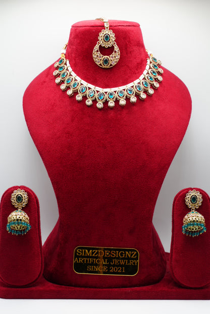 NAZILA POLKI NECKLACE SET | SIMZDESIGNZ |