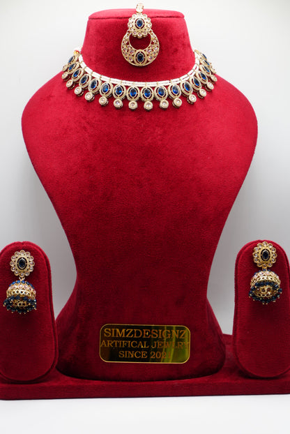 NAZILA POLKI NECKLACE SET | SIMZDESIGNZ |