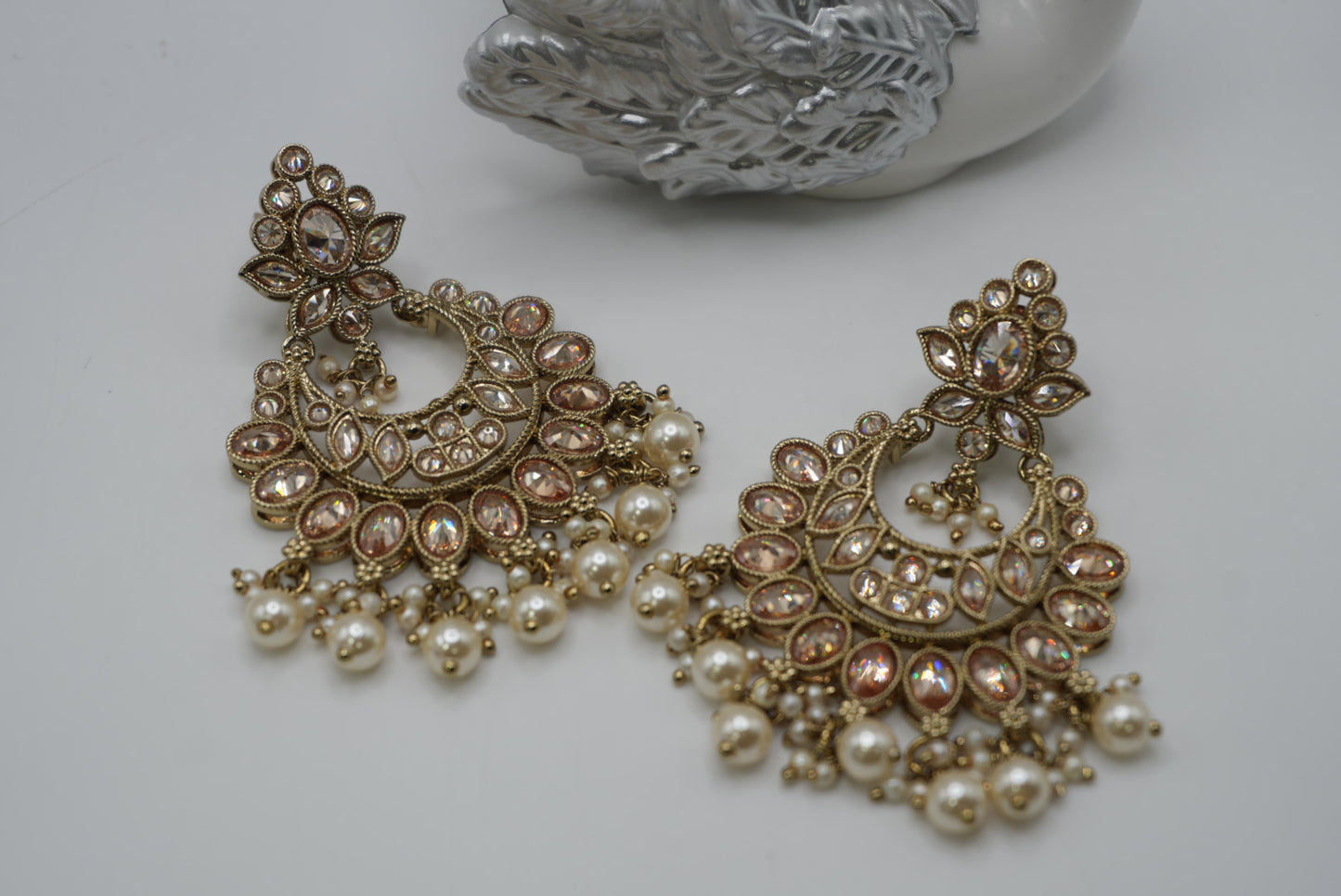 REVERSE POLKI SAMEERA EARRINGS | SIMZDESIGNZ |